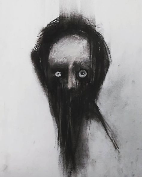 @madziowa_p on Instagram: “#charcoaldrawing #charcoal #workonpaper #artoftheday #dailysketch #sketchbook #creature #darknedd #darkside #spooky #workart #instamoment…” Gothic Charcoal Art, Spooky Charcoal Drawing, Sketchbook Ideas Charcoal, Charcoal Horror Art, Creepy Charcoal Art, Charcoal Drawings Ideas, Dark Charcoal Art, Horror Sketches Creepy, Dark Art Sketchbook