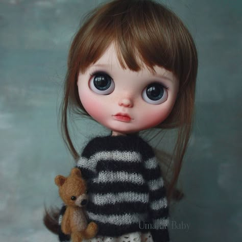 Face Reveal, New Face, Blythe Doll, Cute Dolls, Blythe Dolls, Literally Me, That Look, Carving, Dolls