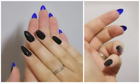 Add a bold twist to the current long stiletto nails trend: "louboutin nails", where you paint the under side of the nails to complement the top! #louboutinnails #stilettonails #longnails #blacknails Painted Under Nails, Paint Under Nails, Under Nails Painted, Boo Nails, Louboutin Nails, Nail Polish Style, Polish Style, Aztec Nails, Sharp Claws