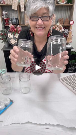 438K views · 5K reactions | Save your jars! Here’s another Christmas in July idea! Are you going to make these?? | Refresh Restyle by Debbie  Westbrooks | Refresh Restyle by Debbie  Westbrooks · Original audio Christmas Candle Crafts, Mason Jar Christmas Crafts, Winter Diy Crafts, Paper Quilling For Beginners, Mason Jar Projects, Christmas Crafty, Easy Christmas Decorations, Mason Jar Crafts Diy, Christmas Mason Jars