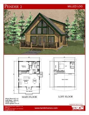 32x26 cabin Small Beach House Plans, Small Beach House, Cabin Plans With Loft, Log Cabin Plans, Small Beach Houses, House Plan With Loft, Custom Floor Plans, Cottage Plans, Beach House Plans