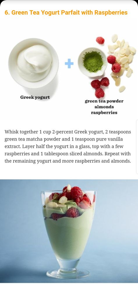 Matcha Greek Yogurt Bowl, Green Yogurt Recipes, Matcha Yogurt Bowl, Yogurt French Toast, Wellness Foods, Matcha Yogurt, Yogurt Dessert Recipes, Matcha Drink Recipes, Greek Yogurt Parfait