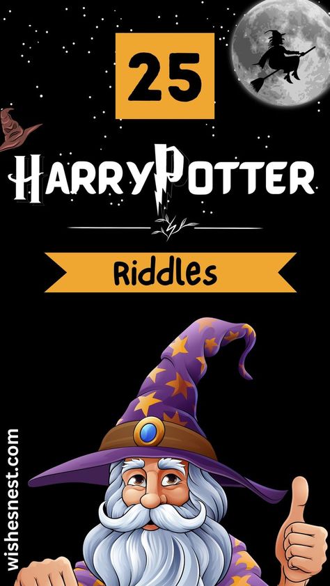 "🧙‍♂️✨ Unravel the magic with these 25 mind-bending Harry Potter riddles! Perfect for wizards, witches, and Muggles alike, these riddles will challenge your knowledge and wit. Are you ready to test your Hogwarts smarts? 🔮📚 Explore our blog for more enchanting Harry Potter content and riddles that will keep you guessing! Harry Potter Riddles And Answers, Harry Potter Games For Kids, Harry Potter Word Search, Harry Potter Magic Spells, Harry Potter Christmas Party, Harry Potter Words, Halloween Riddles, Harry Potter Riddles, Harry Potter Puzzle