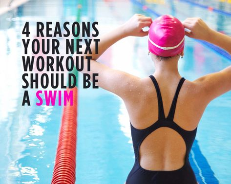 4 Reasons Your Next Workout Should Be a Swim - Photo by: Shutterstock http://www.womenshealthmag.com/fitness/swim-workout Strong Back Workout, Swimming Body, Masters Swimming, Back Workout Routine, Swimming Women, Aqua Fitness, Pool Workout, Womens Health Magazine, Strong Back