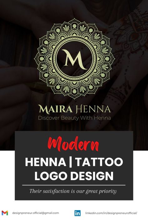 Henna | Tattoo | Mehndi | Mandala Logo Design Henna Logo Design Ideas, Mehendi Logo Design, Mehndi Logo Design, Henna Artist Logo, Mehndi Artist Logo, Henna Logo Design, Mehndi Logo, Henna Logo, Henna Business