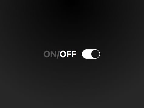 On/Off Switch - DailyUI#015 Switch On Off Logo, On Off Wallpaper, Offline Quote, Off Wallpaper, Lithography Art, On And Off Switch, Off Logo, Full Hd Wallpaper Download, Sports Logo Inspiration