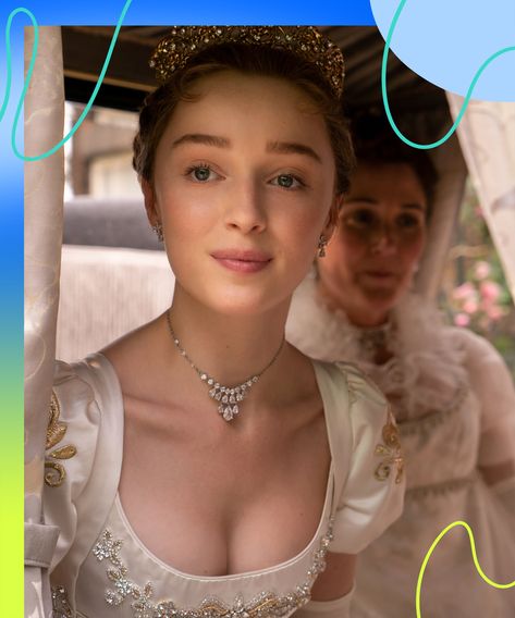 On Bridgerton, Underwear Is Crotchless & The Corsets Are Divine #refinery29 Bridgerton Costumes, 1800s Style, Daphne Bridgerton, Historical Romance Novels, Phoebe Dynevor, Fatal Attraction, Era Fashion, Bridgetown, Julia Quinn