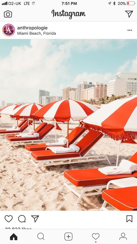 Red Beach, Lining Up, Beach Color, Color Images, Orange Beach, Beach Umbrella, Travel Photo, Summer Inspiration, Beach Bars