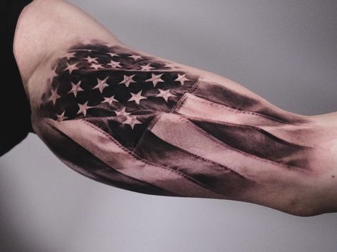 In the dynamic, ever-evolving world of tattoo art, each symbol chosen by individuals carries profound personal significance. Yet, few symbols resonate as American Flag Tattoos, Dynamic Tattoo, David Tattoo, Flag Tattoos, American Flag Waving, Sunflower Tattoo Sleeve, Flag Drawing, Patriotic Tattoos, Skin Marks