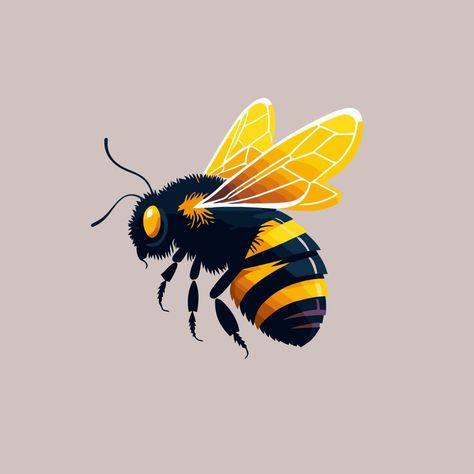 flying honey bee bumblebee character logo mascot flat vector Flying Honey Bee, Bee Vector, Character Logo, Bee Illustration, Logo Mascot, Engraving Illustration, Doodle Sketch, Flat Vector, Bees Knees