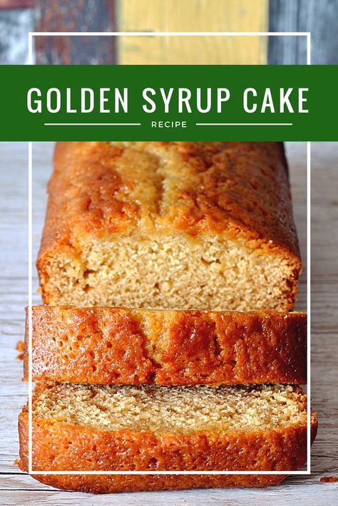 Golden Syrup Cake Thanksgiving Loaf, Good Cake Recipes, Golden Syrup Cake, Dessert Recipes Cake, Baking Cupboard, Syrup Cake, Dessert Parfait, Loaf Cake Recipes, Favorite Cookie Recipe