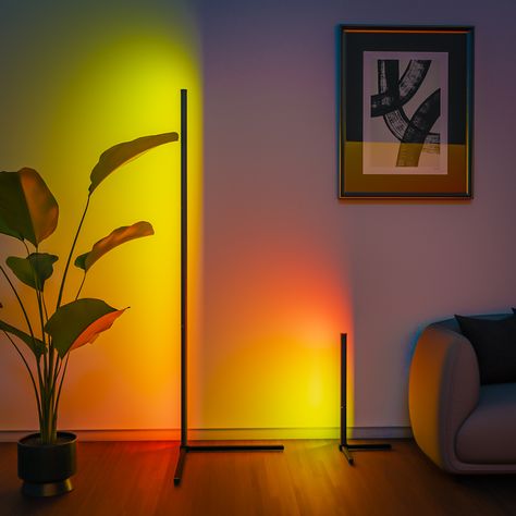 Color Floor Lamp, Corner Floor Lamp, Color Floor, Corner Lamp, Mood Lighting, Liberia, Lamp For Bedroom, Mood Light, Toy Rooms