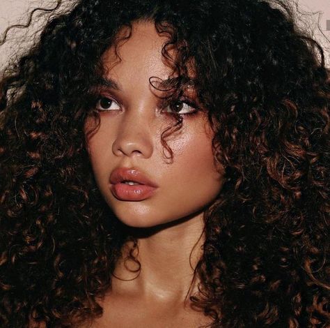 Curly Hair Model, Biracial Women, Ashley Moore, No Promises, Biracial Hair, Summer Makeup Looks, Mixed Hair, Fall Makeup, Summer Makeup