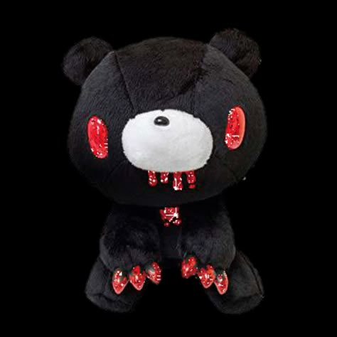 gloomy bear Black Gloomy Bear, Creepy Stuffed Animals, Gloomy Bear, Next Life, Doll Plushies, Rawr Xd, Scene Emo, Kawaii Plushies, Bear Wallpaper