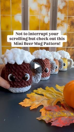 Crochet Beer Mug, Crochet Beer, Plushie Crochet, Local Brewery, Crochet Stuff, Beer Mugs, A Craft, Learn To Crochet, Beer Steins