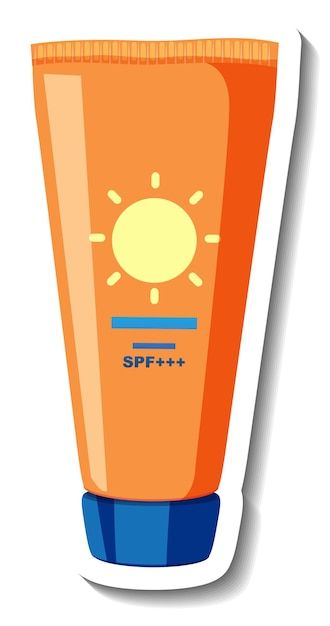 Free vector sunscreen lotion product car... | Free Vector #Freepik #freevector #beach-cartoon #beach-scene #beach-vacation #water-summer Importance Of Sunscreen, What Is Skin, Fresh Aloe Vera Gel, Skin Darkening, Fresh Aloe Vera, Spf Lip Balm, Natural Exfoliant, Sunscreen Moisturizer, Skin Cleanse