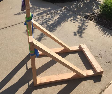 Genius Project Catapult Catapult Diy, Catapult Project, Pumpkin Chunkin, Catapult For Kids, Diy Catapult, Clever Gadgets, Girl Scout Crafts, Girl Scout Leader, Brownie Girl Scouts