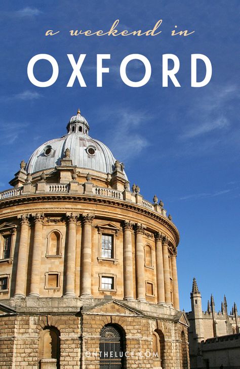 How to spend a weekend in Oxford, England, with tips on what to see, do, eat and drink on a 48-hour escape to the city of dreaming spires. Oxford University England, Beautiful University, University Inspiration, Oxford College, London Dreams, England Trip, Cambridge England, Oxford England, Dream College