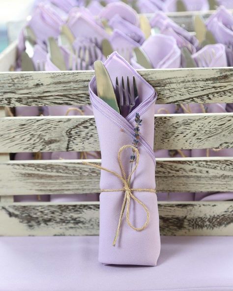 French lavender Provence countryside themed bridal shower                                                                                                                                                                                 More Lavender Wedding Theme, Lavender Baby Showers, Purple Bridal Shower, Diy Wedding On A Budget, Rustic Wedding Decorations, Lilac Wedding, Purple Wedding Flowers, Purple Party, Pink Bridal Shower