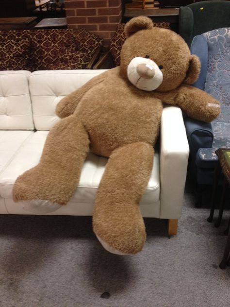 Lot 274 A GIGANTIC HAMLEYS TEDDY BEAR	 Hammer price: £5 Human Size Teddy Bear, Teddy Bear Big, Funny Teddy Bear, Teddy Bear Nursery, Bear Nursery, Teddy Bear Collection, Teddy Bears, Stuffed Animals, Bears