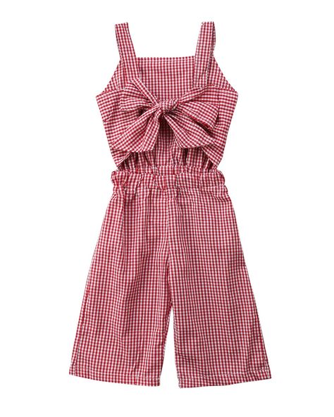 Toddler Jumpsuit, Romper Long Pants, Plaid Jumpsuit, Sleeveless Romper Jumpsuits, Jumpsuit Outfits, Stylish Jumpsuit, Cotton Outfit, Toddler Girl Outfit, Trouser Outfits