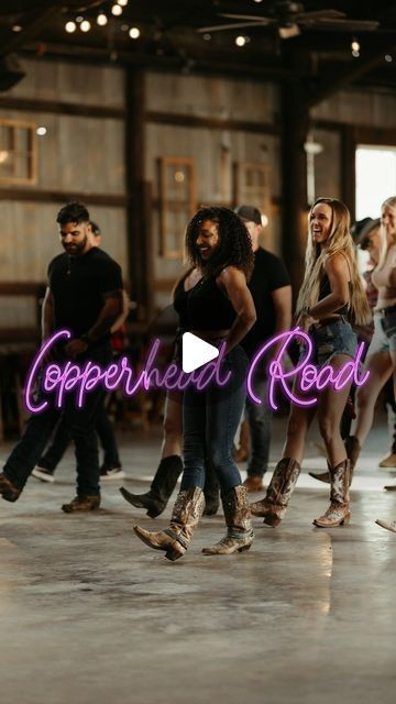 Nashville Dance Fest on Instagram: "🌟 Copperhead Road 🌟 Whether you’re in your living room, or at a bar… this is a signature country line dance anyone can learn! ▪️Difficulty Level - Easy ▪️16 Count ▪️4 Wall We’ll see ya on the dance floor this January 2024 🪩 All Boogie, No Drama, Y’all!!! #nashvilledancefest #ndf2024 #copperheadroad #dancetutorial" Nashville Line Dancing Outfit, Easy Country Line Dances, Outfits For Line Dancing, Country Line Dance Outfit, Country Line Dancing Steps, Copperhead Road Line Dance, Cute Line Dancing Outfits, Western Dancing Outfit, Line Dancing Outfits Women