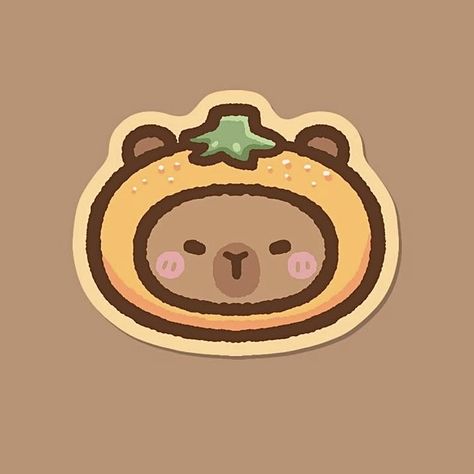 Capybara Pet, Capybara Cute, Capybara Sticker, Drawing Dogs, Funny Capybara, Posca Marker, Cute Animal Drawings Kawaii, Cute Doodles Drawings, Computer Setup