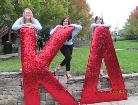 UC KD Wizard of Oz Bid Day- Red Sequin Letters! Wizard Of Oz Bid Day, Party Time Meme, Themes Sorority, Christmas Party Planning, Fire Pit Party, Recruitment Themes, Party Dress Patterns, Lipsense Pinks, Greek Week