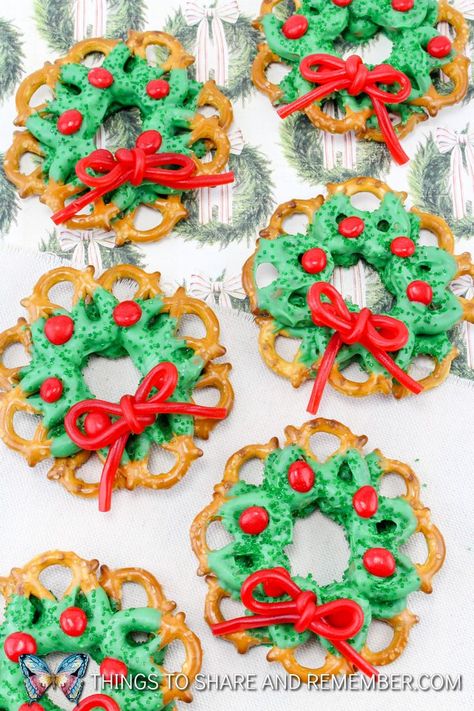 Chocolate Pretzel Christmas Wreaths Chocolate Pretzel Wreaths, Pretzel Christmas Wreath, Christmas Pretzel Wreaths, Mini Pretzel Wreath, Pretzel Wreath, Pretzel Wreath Christmas, Christmas Wreath Pretzels, Choc Covered Pretzels Christmas, Pretzel Wreaths White Chocolate