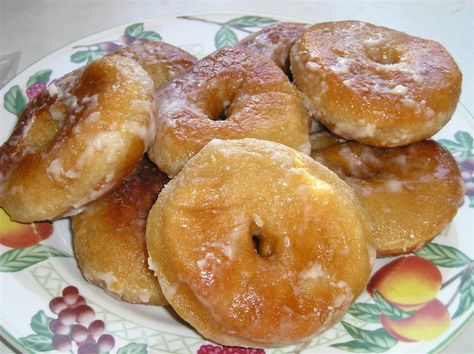 Fried Doughnut Recipe, Donut Recipe Fried, Cake Donuts Recipe, Gluten Desserts, Fried Donuts, Wheat Recipes, Honey Wheat, Clean Eating Desserts, Vital Wheat Gluten