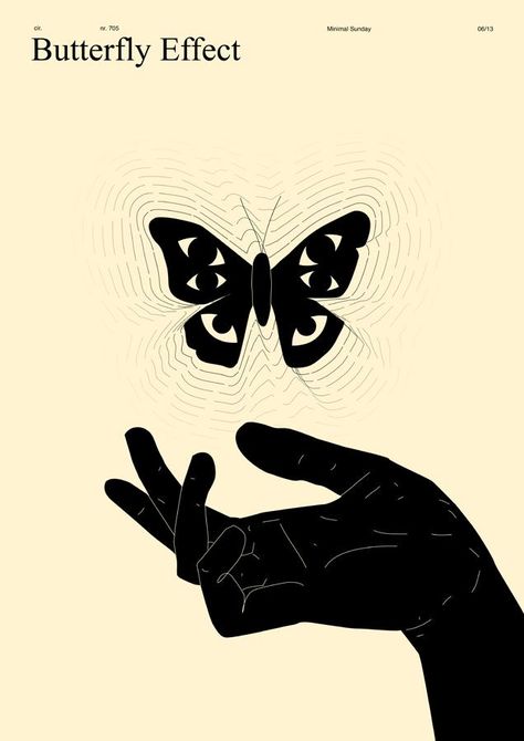 Butterfly Effect Art, The Female Of The Species, Casual Polar Bear, October November December, Female Of The Species, Butterfly Graphic, Butterfly Effect, Arte Inspo, Wall Collage