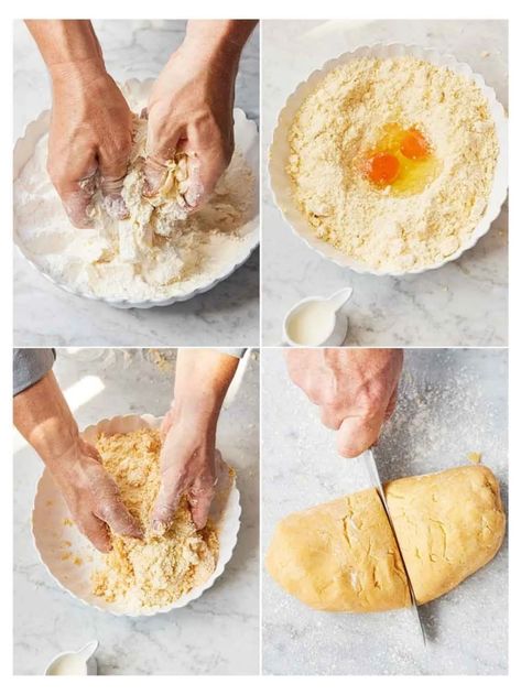 Reliable sweet shortcrust pastry | Jamie Oliver recipes Sweet Shortcrust Pastry Recipe, Shortcrust Pastry Recipes, Fakeaway Recipes, Bread And Pastry, Tart Dessert, Jamie Oliver Recipes, Pastry Recipe, Sweet Pies, 5 Ingredient Recipes