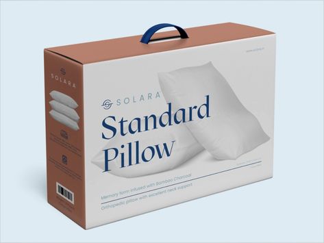 Pillow Packaging, Wearable Robots, Logo Desing, Pillow Projects, Box Packaging Design, Packing Design, Learning Design, Pillow Box, Creative Packaging Design