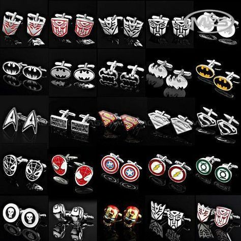 Marvel Suits, Avengers Wedding, Superhero Cufflinks, Marvel Wedding, Batman Wedding, Nerd Wedding, Superhero Wedding, Nerdy Wedding, Geek Wedding