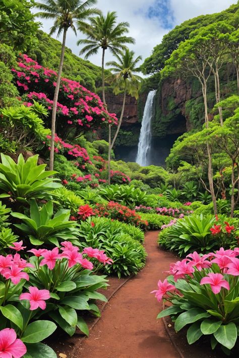 🌺 Explore Lanai: Botanical Gardens &#038; Parks Unveiled! 🌿 Hawaiian Honeymoon, Hawaiian Plants, Tropical Adventure, Endangered Plants, Hawaiian Decor, Nature Tour, Dream Vacations Destinations, Pacific Islands, Landscape Design Plans