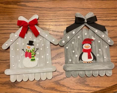 Christmas Crafts For Kids To Make, Handmade Christmas Crafts, Stick Crafts, Popsicle Stick Crafts, Popsicle Stick, Holiday Crafts Christmas, Crafts For Kids To Make, Christmas Ornament Crafts, Popsicle Sticks