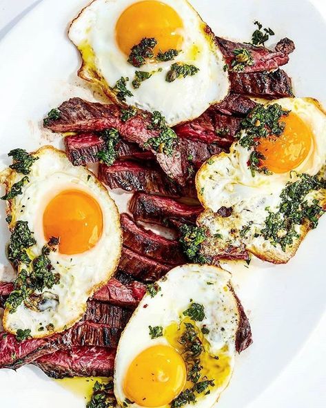 Rise and shine! Steak eggs and salsa verde. The undisputed breakfast of champions!! . Definitely peep @rice.isnices recipe photo by @chelsealouisekyle and plating courtesy @mpearljones #livefirerepublic #steak #steakandeggs #grill #grilled #bbq #barbecue #healthyfood #healthylifestyle #healthy #health #healthyeating #healthybreakfast #breakfast #foodstagram #food #foodporn #instalike #instadaily #instafood #morning #riseandahine #firemakeseverythingbetter Steak And Eggs Dinner, Eggs Dinner Ideas, Steak Eggs, Bon Appetit Recipes, Eggs Dinner, Salsa Verde Recipe, Pan Steak, Outdoor Cooking Recipes, Dinner Aesthetic