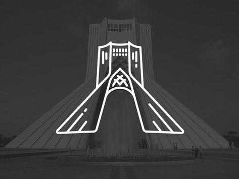 Azadi Tower (Iran's monuments 1) by Hesam.keramati Azadi Tower, Iran Tourism, Persian Tattoo, Iran Pictures, Company Business Cards, Holographic Blue, Architecture Company, Building Logo, Architecture Logo