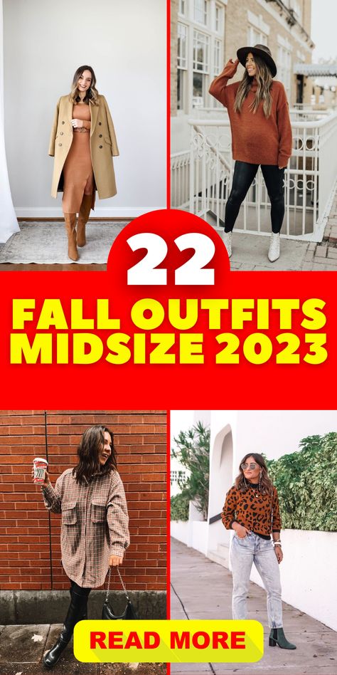 Comfy Casual and Chic: Midsize Women’s Early Fall Outfit Ideas 2023 plus size historical fashion plus size outfits inspiration big and tall clothing eloquii clothes plus two piece sets plus size wedding guest pant suits hippy clothes plus size stores that have plus sizes women shein curve plus #plussize #Comfy #Casual #Chic #Midsize #Womens #Early #Fall #Outfit #Ideas Fall Looks Midsize, Fall Outfits 2023 Thrift, Fall 2023 Trendy Outfits, Fall 2023 Comfy Outfits, Fall Outfits For Size 10 Women, Autumn Outfits 40 Plus, Fall Brunch Outfit Midsize, Fall Mid Size Outfits 2023, Trending Outfits Midsize