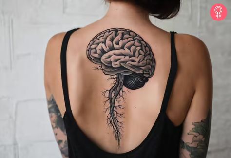 8 Innovative Brain Tattoo Ideas Neuroscience Tattoo, Brain Tattoo Ideas, Brain Tattoos, Psychology Tattoo, 2024 Tattoo, Brain Tattoo, Matching Tats, Nurse Tattoo, Tattoo Apprenticeship