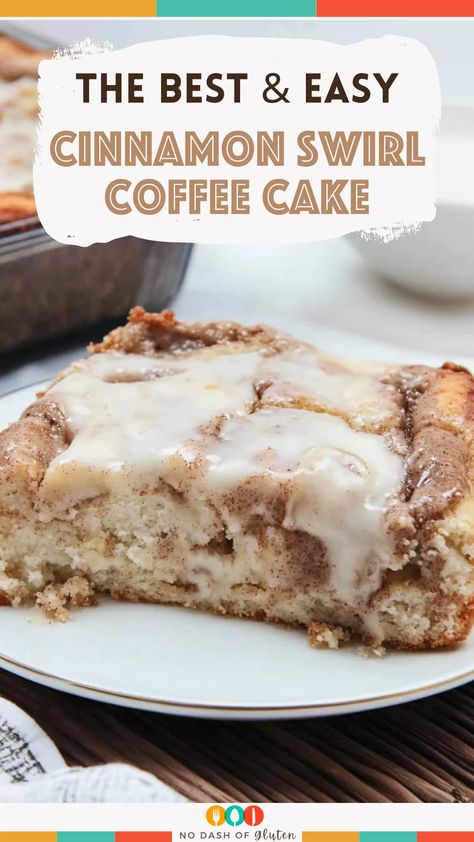 Cinnamon Swirl Coffee Cake Cinnamon Swirl Coffee Cake Loaf, Make Ahead Breakfast Coffee Cake, Crockpot Coffee Cake, Crescent Roll Coffee Cake, Coffee Cake Icing Recipes, Cinnamon Coffee Cake Recipes Easy, Quick Coffee Cake Recipes Breakfast, Mini Coffee Cakes, Gluten Free Cinnamon Roll Cake