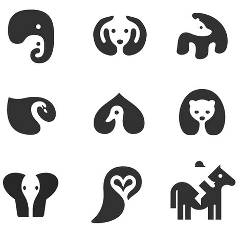 logomood ⚜ icons by George Bokhua, illustration minimalist graphic animal tieren protection (cubblerefugee.com) Animal Protection Logo, Trans Merch, George Bokhua, Animal Logos, Japanese Animals, Beach Design, Animal Logo, Negative Space, Art Sketches