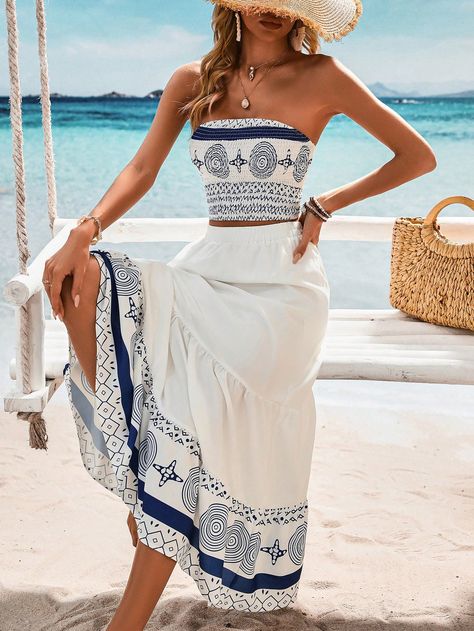 Beach wrap skirt