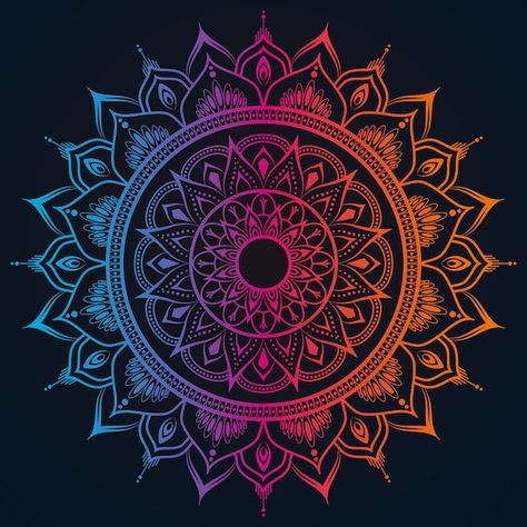 Creative colorful mandala art background... | Premium Vector #Freepik #vector #luxury-mandala #gold-mandala #mandala-frame #luxury-floral Mandala Art In Photoshop, Mandala Wallpaper Backgrounds, Mandala Art Colorful Patterns, Galaxy Watch Wallpaper, Chakra Background, Best Mandala Art, Wallpaper For Watch, Mandala Art Background, Mandala Art Colorful