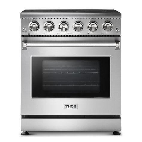 Buy THOR 30-Inch Professional Electric Range, 5 Heating Elements - (HRE3001) at Walmart.com Commercial Cooking Equipment, Convection Range, Ceramic Cooktop, Professional Appliances, Microwave Drawer, Counter Depth Refrigerator, Kitchen Appliance Packages, Stainless Steel Range, Large Oven