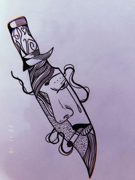 Body Art, Doodles, Smokers Tattoo, Smoker Drawings, Smoker Tattoos, Knife Tattoo, Woman Sketch, Drawing Ideas, Sketch