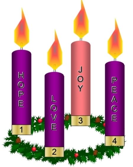 Advent wreath: A circle of evergreen branches (symbolizing God’s life that has no end) and decorated with four candles that represent the weeks of Advent. Three candles are purple and one is pink. Each Sunday of Advent an additional candle is lit and prayers are said. The pink candle is lit on the Third Sunday to express joy that Christmas is near. www.pauline.org Catholic Advent Wreath, Advent Images, Catholic Advent, Images Victoriennes, Advent Wreath Candles, Christmas Advent Wreath, Liturgical Seasons, Purple Candles, Three Candles