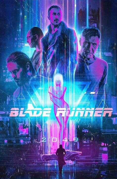 BD 2049 Blade Runner Poster, Blade Runner Art, Rick Deckard, Blade Runner 2049, New Retro Wave, Movie Posters Design, Arte Cyberpunk, Alternative Movie Posters, Harrison Ford