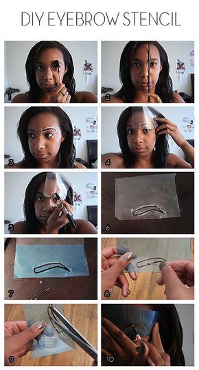 DIY Eyebrow Stencils Diy Eyebrow Shaping, Diy Eyebrow, Eyebrow Stencils, Brow Stencils, Eyebrow Trends, Perfect Eyebrow Shape, Perfect Eyebrow, Tweezing Eyebrows, Eyebrow Hacks