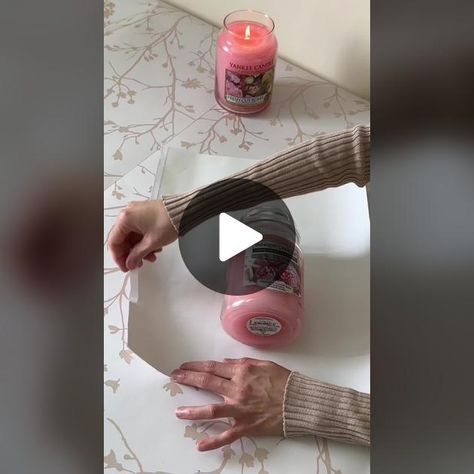 How To Wrap A Rolled Up Blanket, How To Wrap A Round Candle, Wrapping Candles For Christmas Gifts, How To Wrap A Candle For Christmas Gift, How To Wrap Something Round, How To Wrap A Candle Gift, How To Wrap A Blanket, How To Wrap Candles, Wrapping A Candle